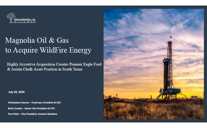 Image of 3Q 2025 Magnolia Oil & Gas Earnings Presentation