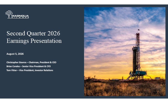 Image of 3Q 2025 Magnolia Oil & Gas Earnings Presentation